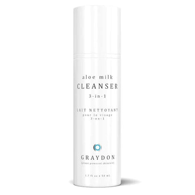 Graydon Aloe Milk Cleanser - Gentle Cleanser for Face I Soothes, Moisturizes, Nourishes, & Brightens Skin I 50ml/ 1.7oz