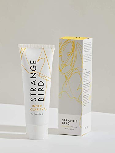 Strange Bird - Natural Inner Clarity Cleanser + Mask + Exfoliator | Supercharged With Quartz Gemstone, Non-Toxic, Clean Beauty (4 oz | 120 ml)