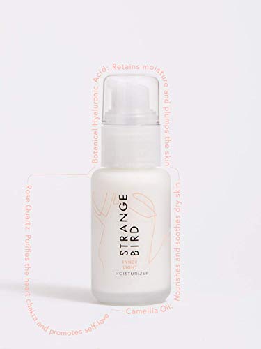 Strange Bird - Natural Inner Light Moisturizer | Supercharged With Rose Quartz, Non-Toxic, Clean Beauty (1.7 oz | 50 ml)