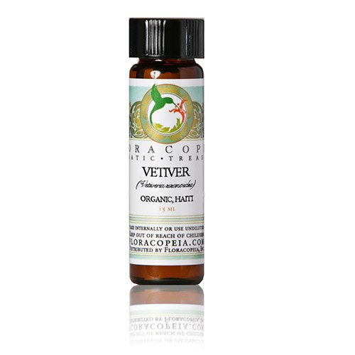 Floracopeia Vetiver Essential Oil, 1/2 oz (15 ml)