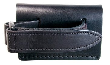 Boston Leather 5485-1 1" Restraining Strap Radio Holder, Black