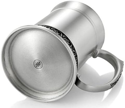 Royal Selangor Hand Finished Classic Expressions Collection Pewter Tankard (L) in Satin Finish Gift