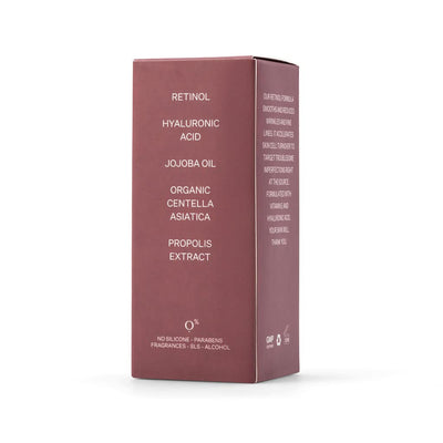 Overt Skincare THE SMOOTHER Lift + Boost Serum to Increase Cell Turnover, Target Uneven Skintone, Acne, and Signs of Aging with Retinol, Jojoba Oil, and Centella Asiatica - 1 fl oz/30 mL