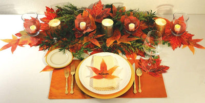 Sisson Distributions Harvest Imports 20 Pack Parchment Fall Leaves