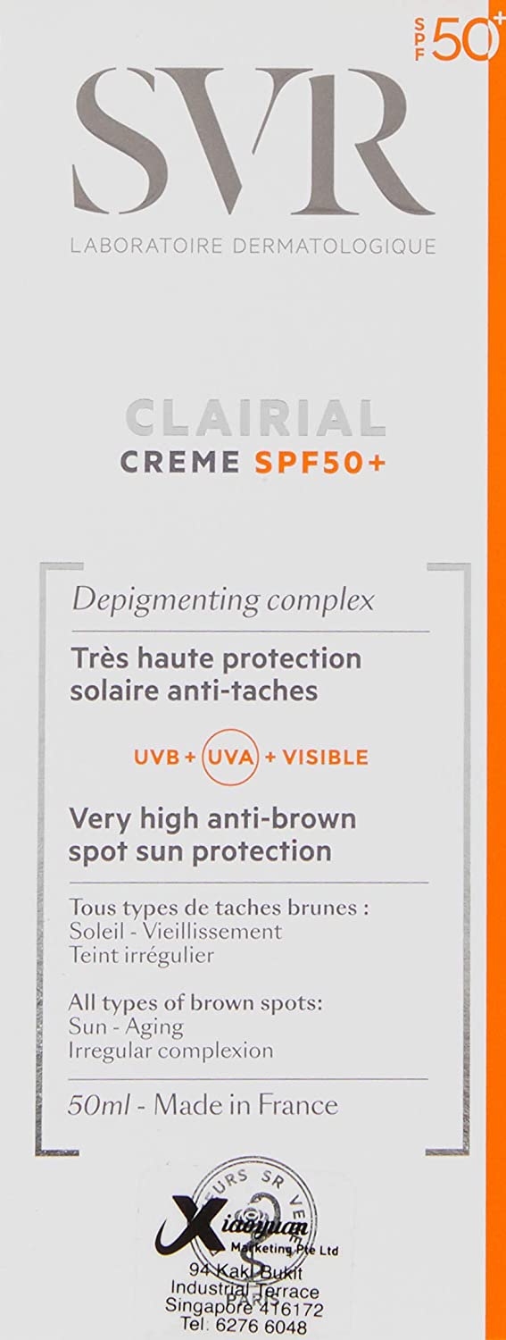 SVR Clairial SPF50+ Cream Very High Anti-Brown Spot Sun Protection 50ml