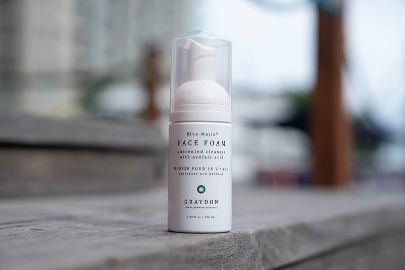Graydon Face Foam - Fragrance-Free Cleanser I Brightens, Cleanses, & Smooths Skin with PH-Balanced Formula I 100ml/ 3.4oz