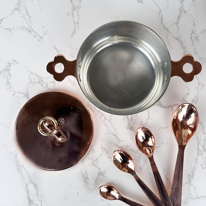 Coppermill Kitchen | Vintage Inspired Oven Dish | Authentic Copper & Brass | Made in Italy