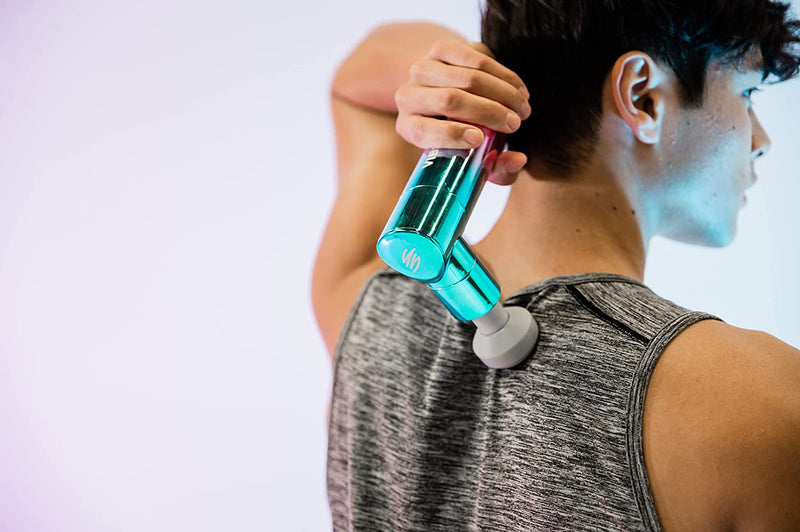 Yoga Strong Vibe Strong Massage Gun | Monitor Intensity with 4 Power Levels & LED Indicators | Lightweight, Ergonomic Design