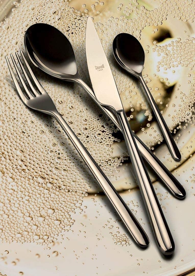 MEPRA Saute_Fry_PAN, Medium, Brushed Steel