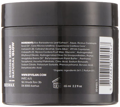 By Vilain Wax Zero - Hair Styling Wax - Natural Finish Strong Hold - 2.2oz