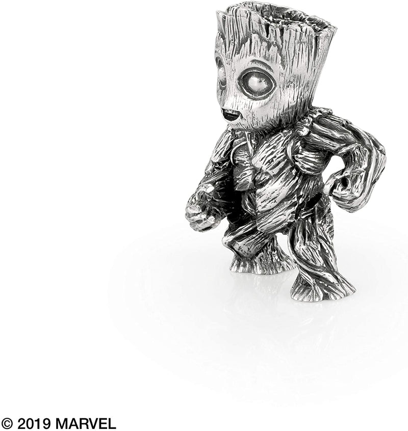 Royal Selangor Hand Finished Marvel Collection Pewter Groot Mini Figurine Gift