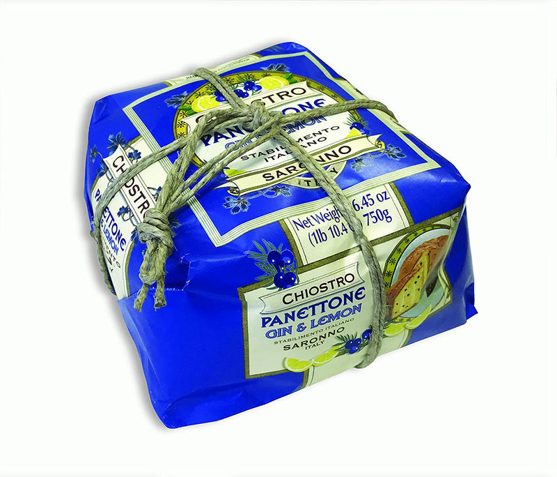 Chiostro Di Saronno Panettone Rustic Hand Wrapped (Gin and Lemon)