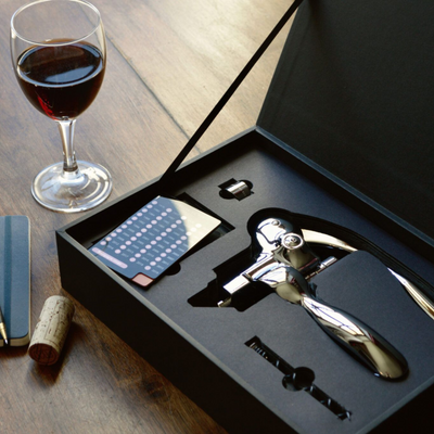 L'Atelier Du Vin Oeno Box Sommelier Set, Stainless Steel