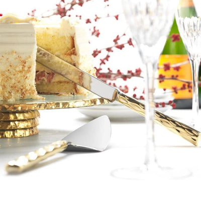 Michael Wainwright Truro Gold Cake Knife and Server Set