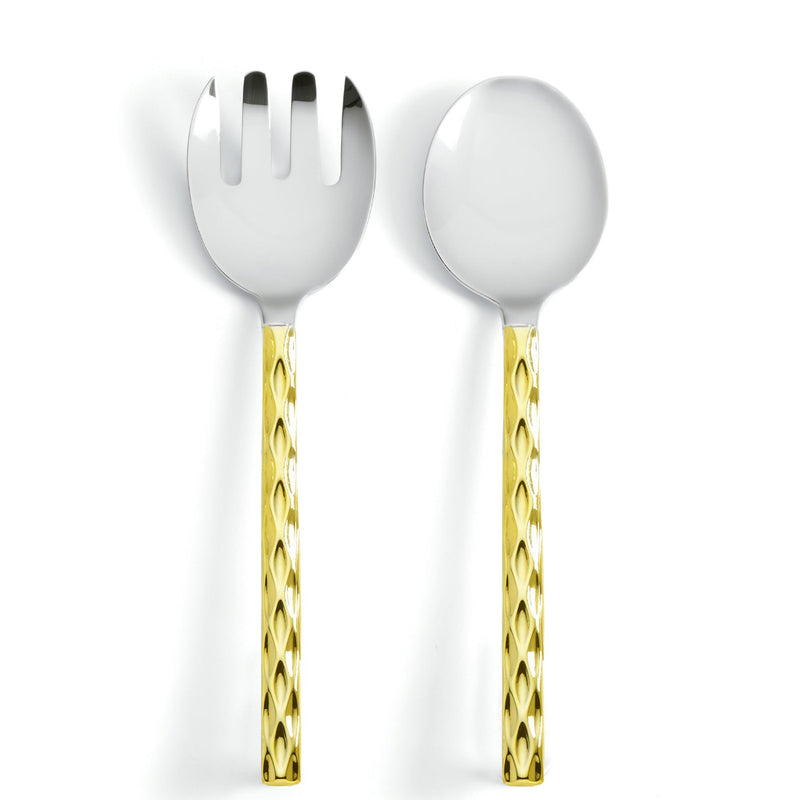 Michael Wainwright Truro Metal Gold Salad Servers