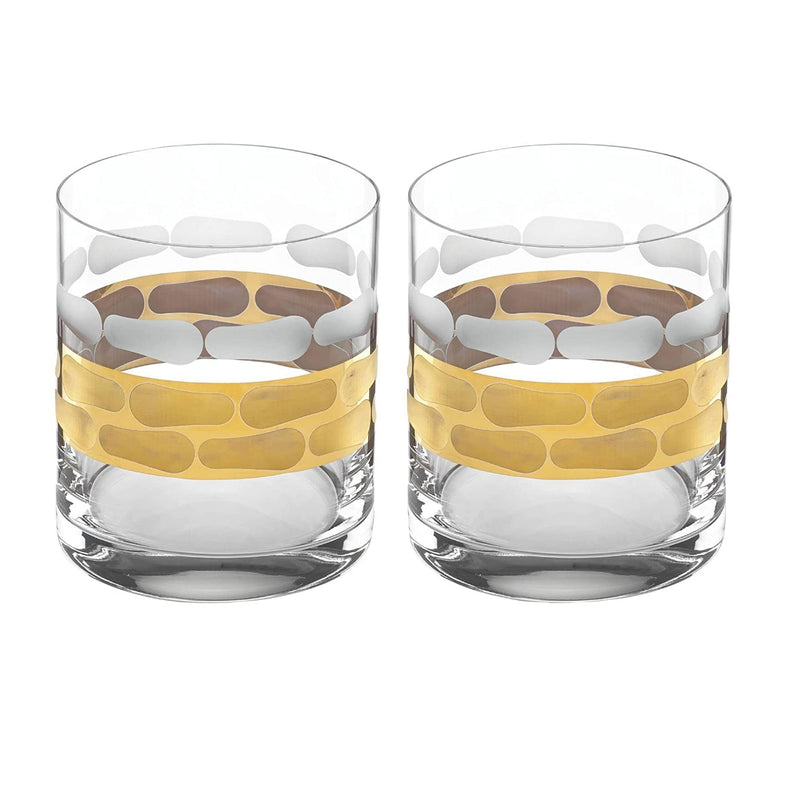 Michael Wainwright Truro Double Old Fashioned Set Of 2, Gold