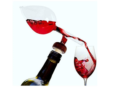 The Wine Savant Wine Aerator And Decanter, Wine Aerator on the bottle Aerator for Wine