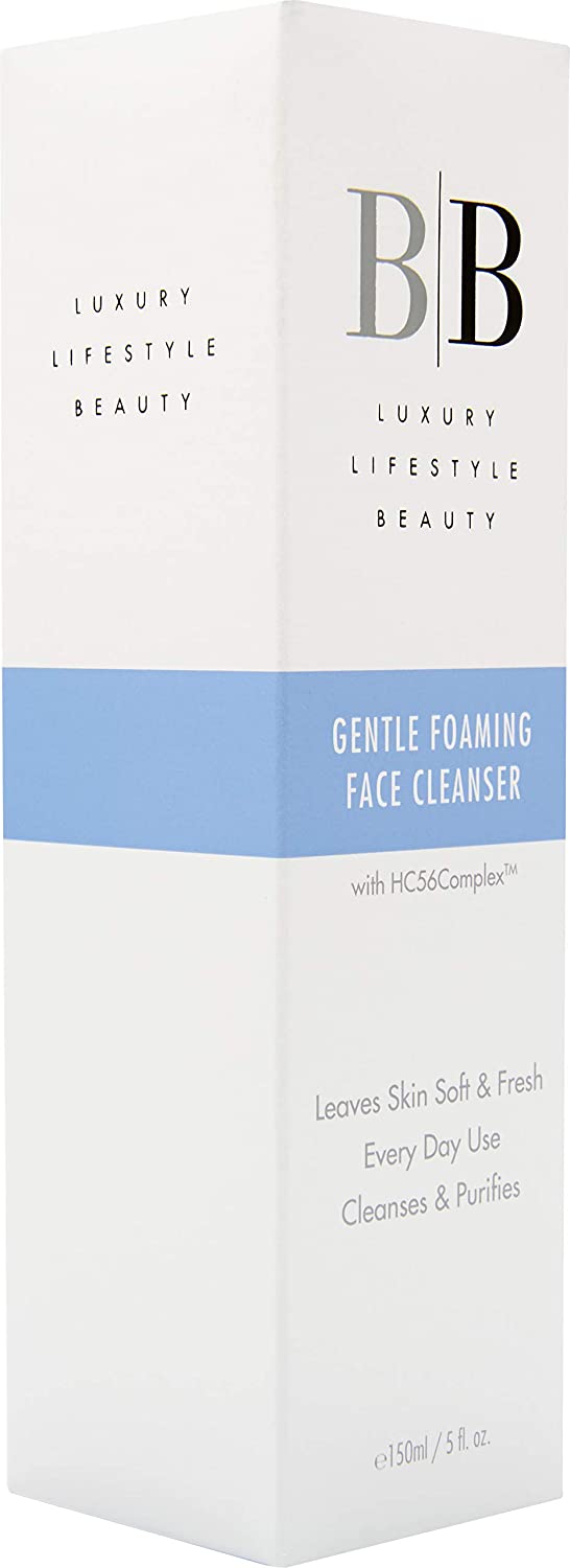 BB Lifestyle Gentle Foaming Face Cleanser, Cleanses & Purifies, Fragrance Free, For Sensitive Skin, Organic Hemp Extract