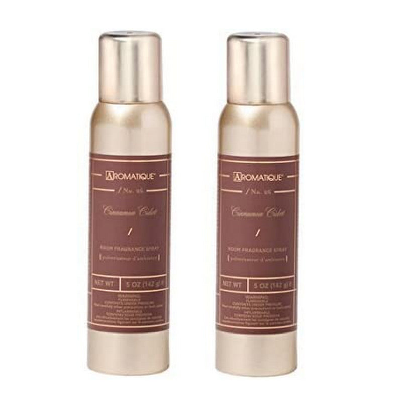 Aromatique Two (2) 5 Ounce Room Fragrance Sprays - Cinnamon Cider