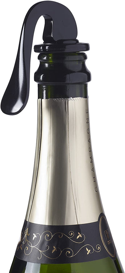 L'Atelier du Vin Gard'bulles Stopper, Black, Display of 12