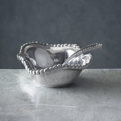 Beatriz Ball G&G Organic Pearl Petit Bowl with Spoon, Metallic