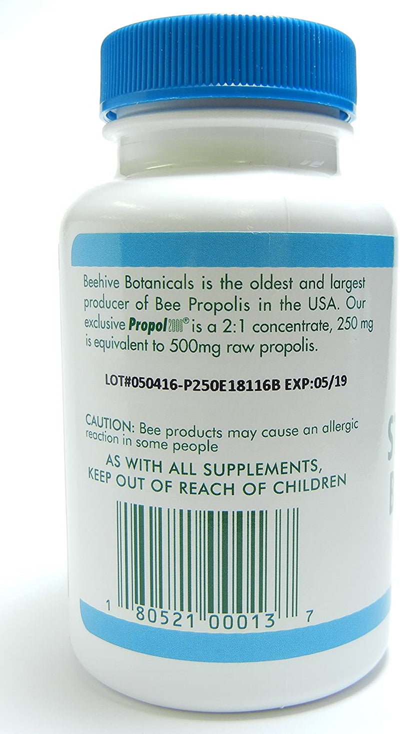 Beehive Botanicals Propolis Capsules - 500 mg