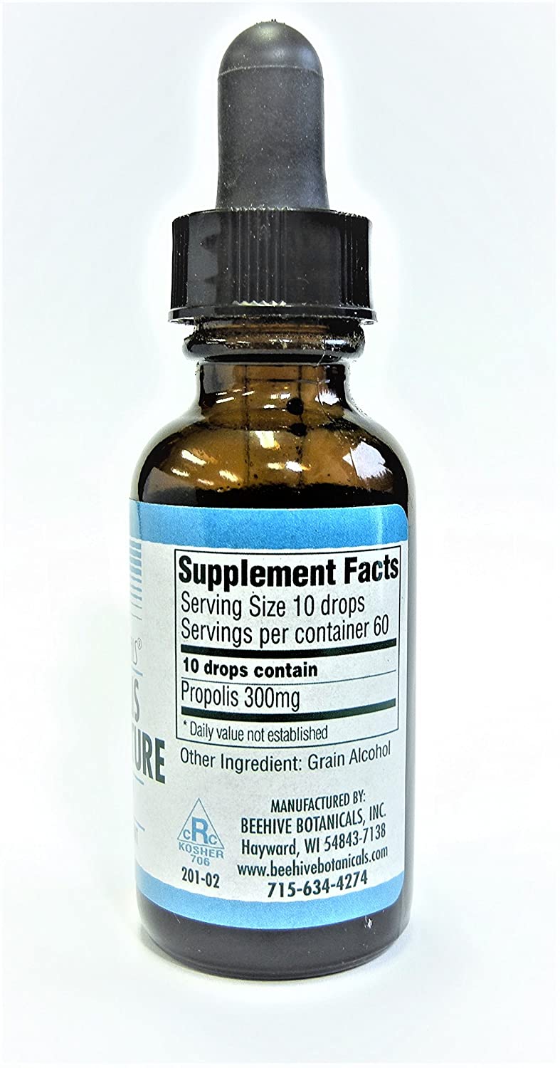 Beehive Botanicals Propolis Tincture - 65%- 1 Oz