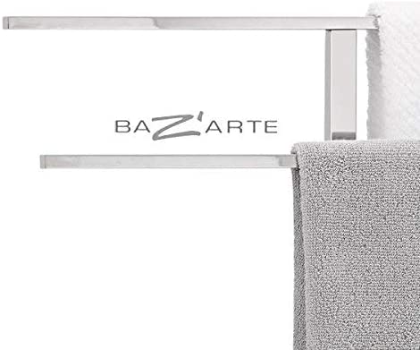 Blomus Floor Standing Towel Rack Stand, Polished Stainless Steel