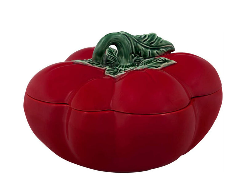 Bordallo Pinheiro Tomato Earthenware 4.5 Liter Soup Tureen