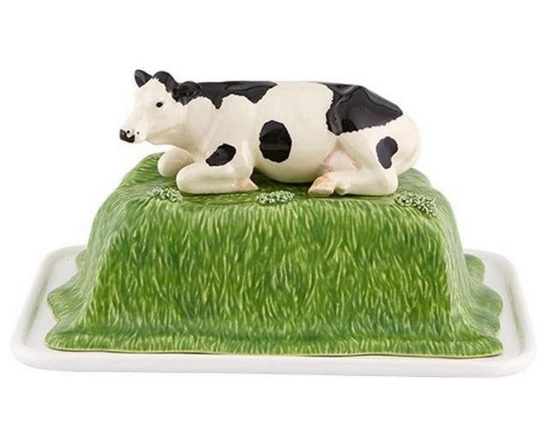 Bordallo Pinheiro Meadow Earthenware Rectangular Butter Dish