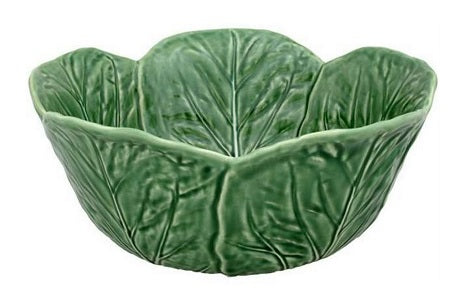 Bordallo Pinheiro Cabbage Green Tall Salad Bowl