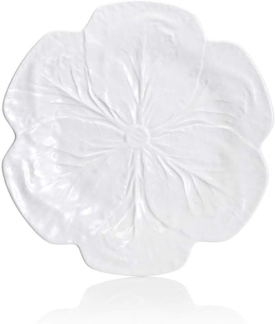 Bordallo Pinheiro Cabbage Beige Dinner Plates, Set of 4