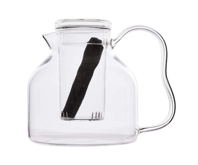 Sort of Coal - Heat Resistent Glass Bincho Teapot