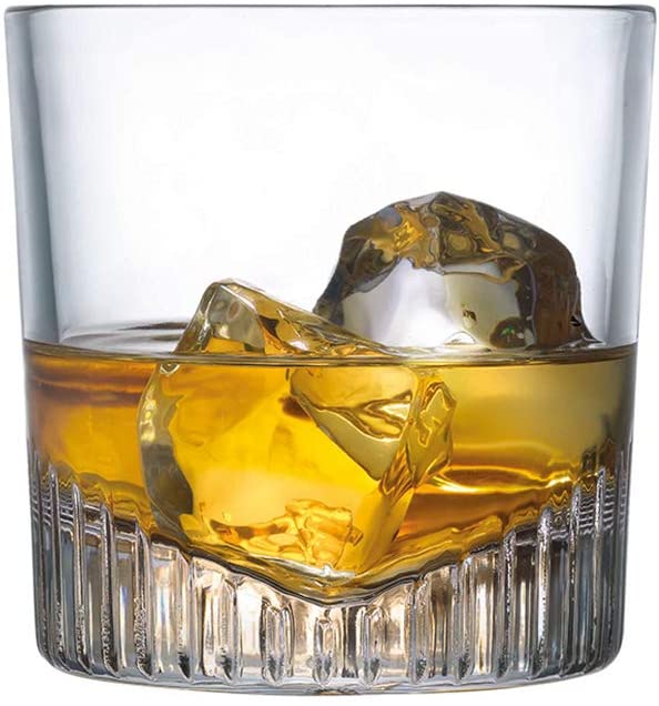 NUDE Glass Caldera Whisky Glass 9.25 oz - 3.25"W x 3.25"H Set of 4