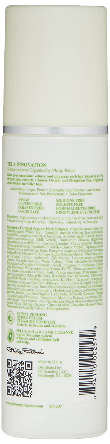 Tela Beauty Organics Boost Sensational Volume Booster,7.5 Fl Oz