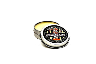 COCK GREASE (Mustache Wax) XXTRA Stiff "Keep Your Mustache Twisted and Where You Want It" - .5 oz/15g