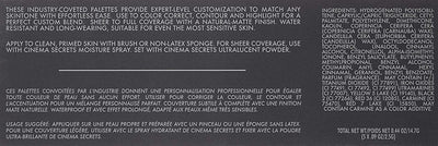 CINEMA SECRETS Pro Cosmetics Ultimate Foundation 5-In-1 Pro Palette, 500A Series