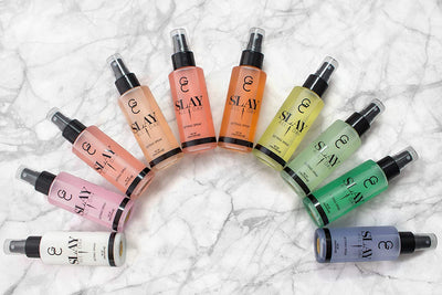 GC Make Up Setting Spray - Gerard Cosmetics Slay All Day Lavender Scented - OIL CONTROL, MATTE FINISH facial mist & makeup sealer, Keeps makeup fresh all day- 3.38oz (100ml) CRUELTY FREE, USA MADE