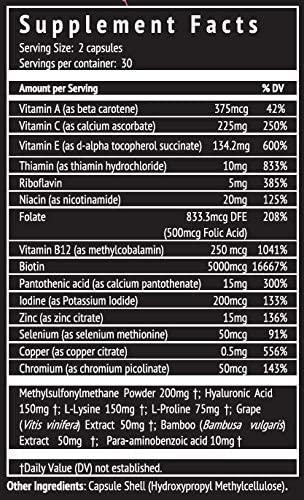Dr. Nigma, Hair, Skin and Nails, Beauty in A Bottle, 60 Capsule Supplement
