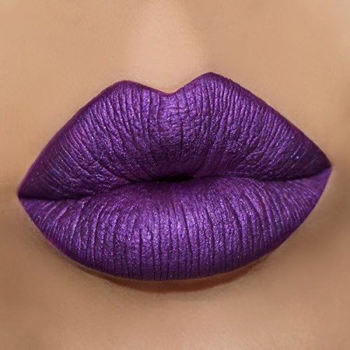 Gerard Cosmetics Metal Matte Liquid Lipstick GRAPE CRUSH- METALLIC MATTE FINISH STAYS ALL DAY, Comfortable long wear CRUELTY FREE & USA MADE
