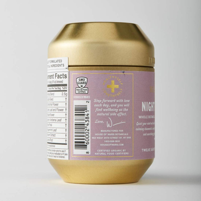 House of Waris Botanicals Night of Nights Herbal Tea - ORGANIC, GLUTEN FREE, VEGAN