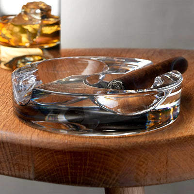 NUDE Glass Altruist & Hemingway - Set of Altruist Cigar Ashtray and 2 Hemingway Whiskey Glasses