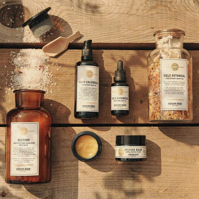 Hudson Made Grange Collection - Field Botanical Bath Tea 500 ml Field Botanical/Face Steam & Bath Tea