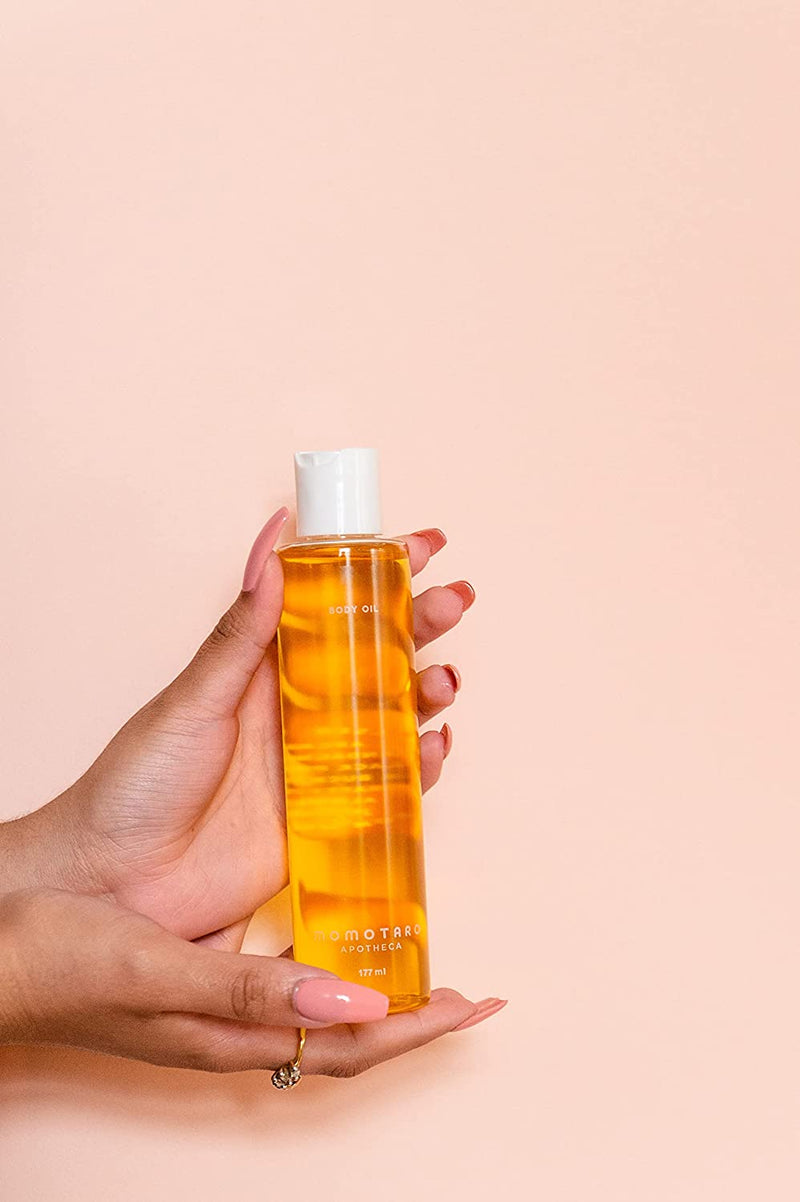 Momotaro Apotheca Nourishing Versatile Body Oil for Every Body, Everywhere, Everyday with Jojoba, Argan, and Sweet Almond Oils - 177 ml | 6 fl oz