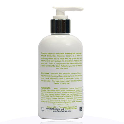 RemySoft Moisturelab System - Safe for Hair Extensions, Weaves and Wigs - Salon Formula Shampoo, Conditioner & Serum - Gentle Sulfate-free Lather