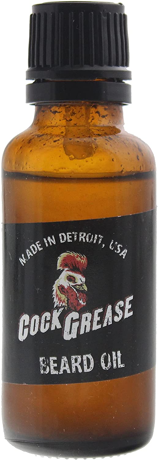 COCK GREASE (Beard Oil) With Aloe Vera and Coconut Oil - 1 oz/30ml