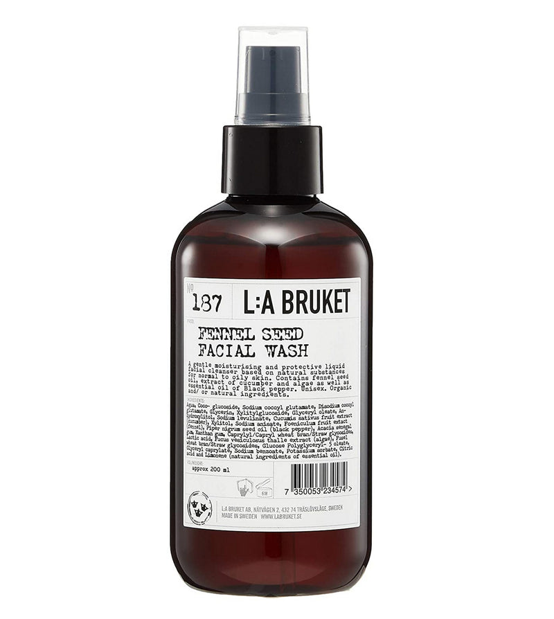 L:A Bruket No. 187 Fennel Seed Facial Wash, 200 ML