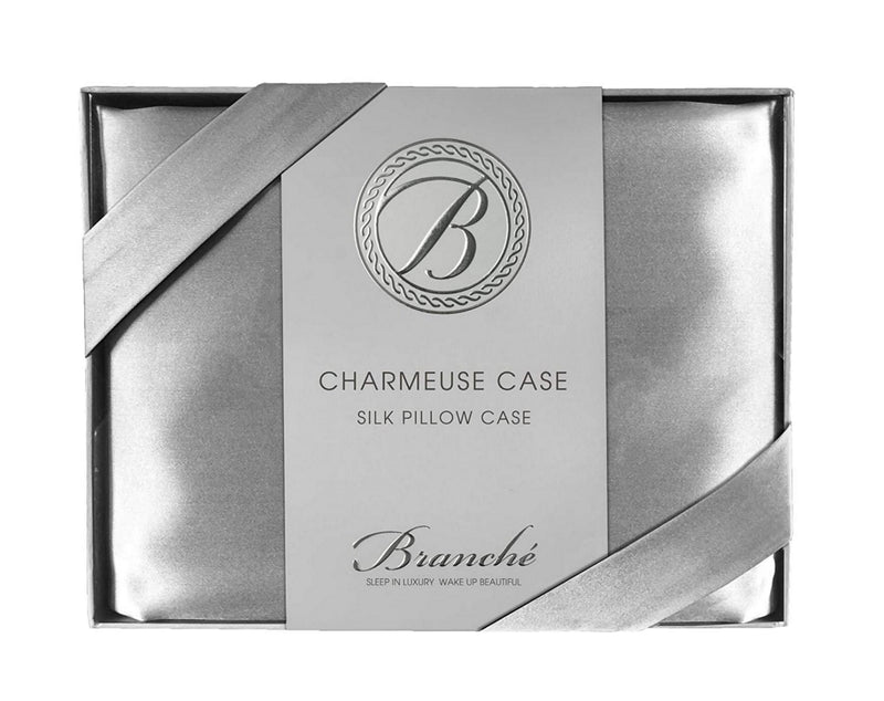 Branché Charmeuse Case, Boudoir, Silver (12" x 16")