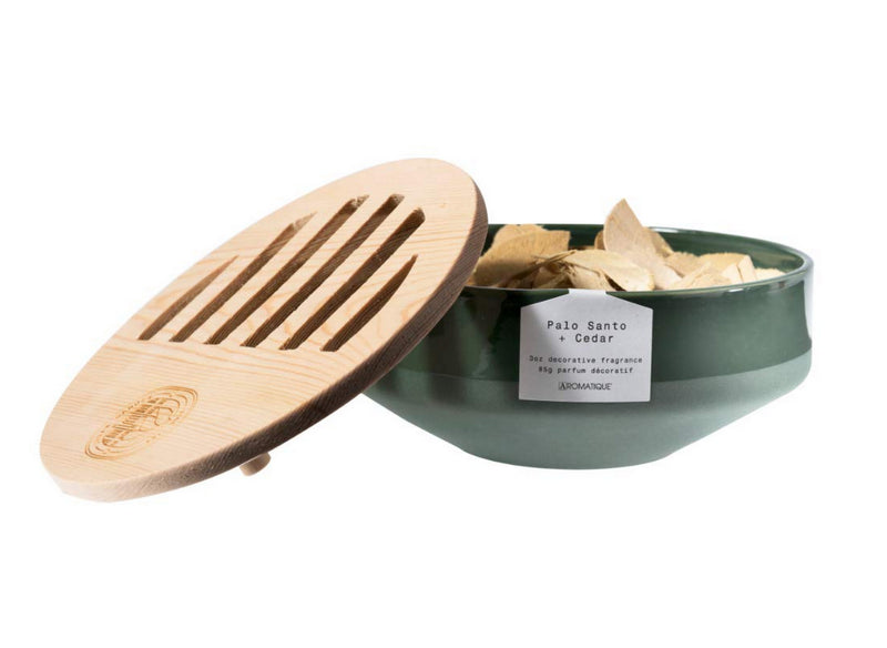 Aromatique Urban Garden Decorative Fragrance Bowl (Palo Santo and Cedar)