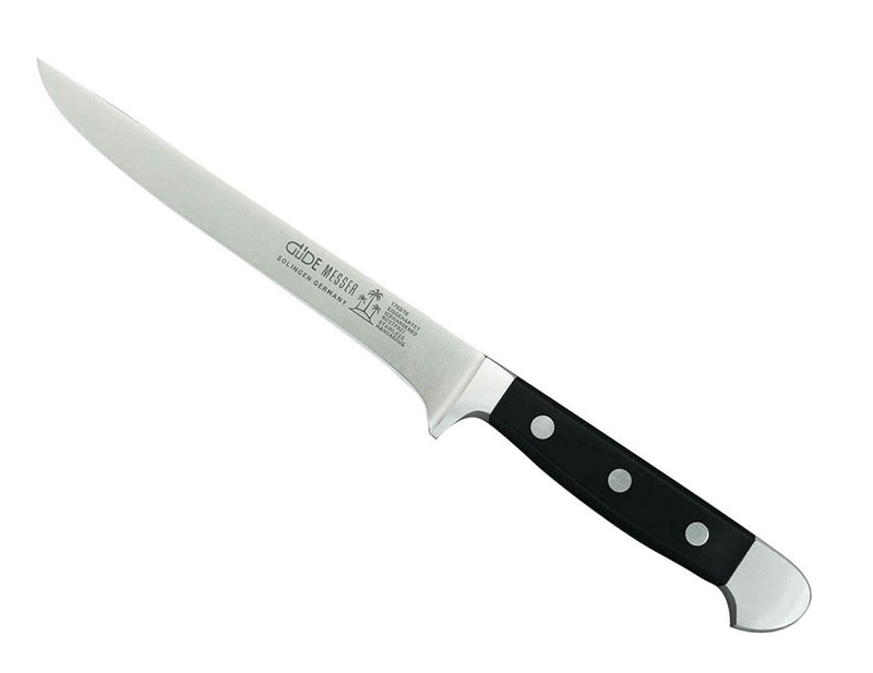 Güde Alpha Series Hand Forged Ice Hardened Stainless Steel Hostaform Handle Boning Knife, 6-Inch